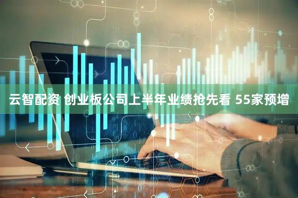 云智配资 创业板公司上半年业绩抢先看 55家预增