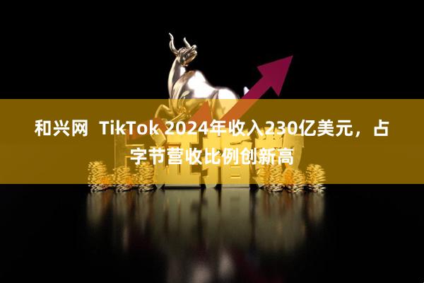和兴网  TikTok 2024年收入230亿美元，占字节营收比例创新高