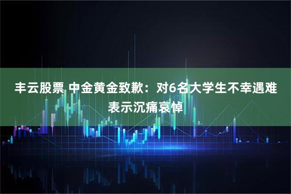 丰云股票 中金黄金致歉：对6名大学生不幸遇难表示沉痛哀悼