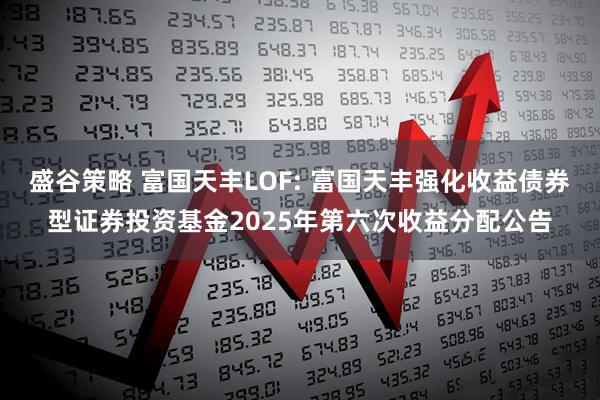 盛谷策略 富国天丰LOF: 富国天丰强化收益债券型证券投资基金2025年第六次收益分配公告